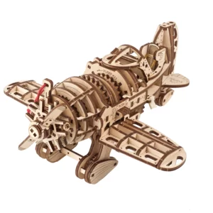 Modello meccanico in legno:  Aeroplano Mad Hornet