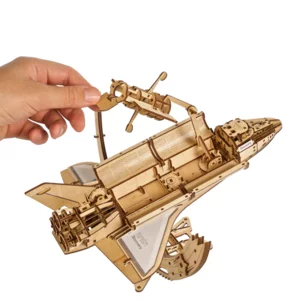 Mechanische Holzmodelle: NASA Space Shuttle Discovery