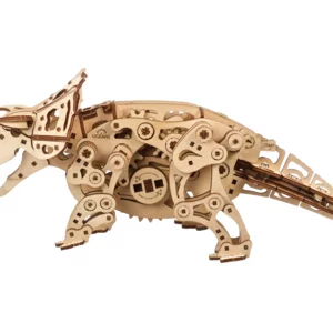 Modelli meccanici in legno: Triceratopo