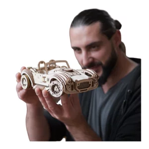 Modello meccanico in legno: Drift Cobra Racing Car