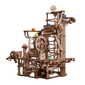 Maquette mécanique en bois : Marble Run, Spiral Slide