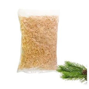 300 g de copeaux de pin suisse naturel en vrac 