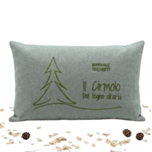 Cuscino al Cirmolo , Respiro delle Dolomiti, 30x38cm
