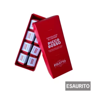 61% dunkle Schokoladenpralinen mit Picco Rosso Likör, 136g