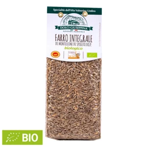 Farro Integrale D.O.P. di Monteleone di Spoleto BIO, 500g