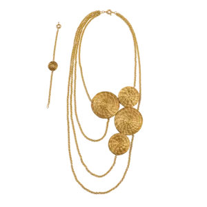 Neloo Planetes, collier complet et bracelet