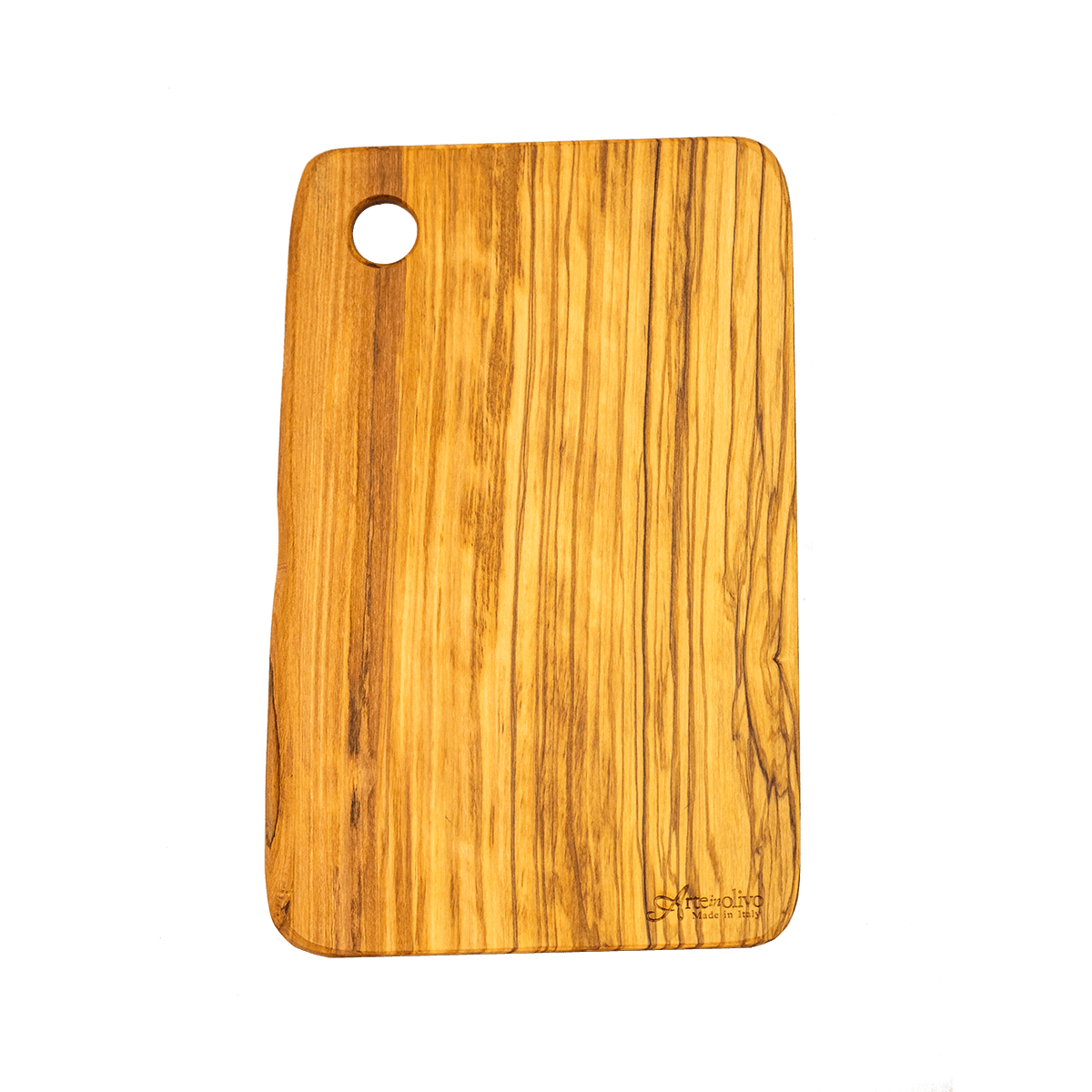 Tagliere rustico in legno di olivo a prezzo conveniente in offerta