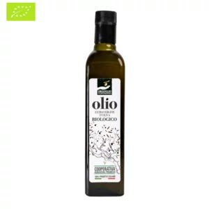 Huile d'olive extra vierge BIO en bouteille, 500ml