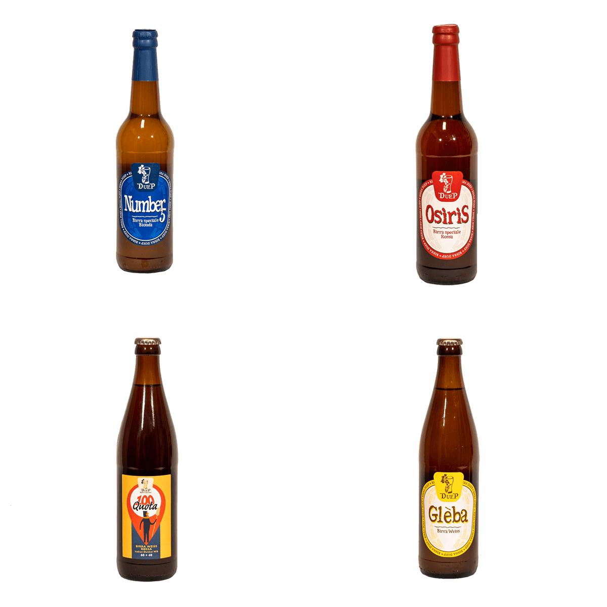 Box misto:  3 Number5, 3 Osiris, 3 Glèba, 3 Quota 100, 12x500ml