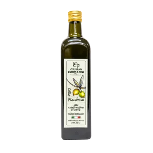 Olio extravergine di oliva, monovarietale, Piantone di Mogliano in bottiglia, 6x750ml