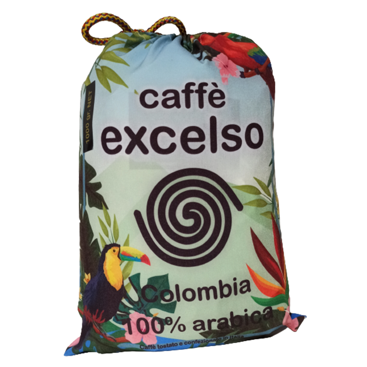 Pacco Caffè Excelso Colombia 100% Arabica Supremo 1Kg in Grani