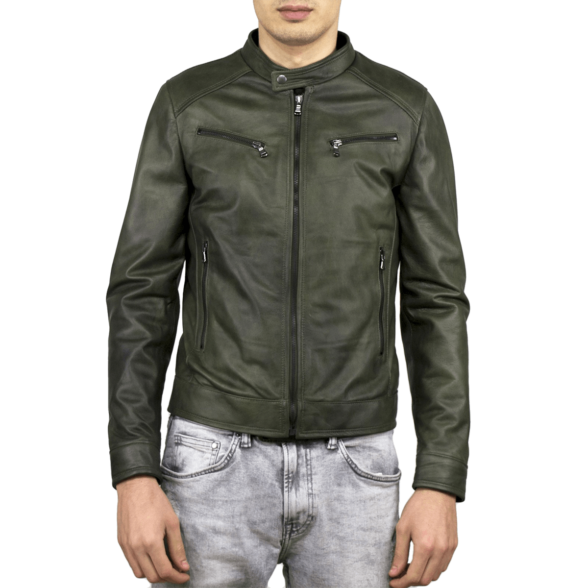 U06, giacca uomo in vera pelle