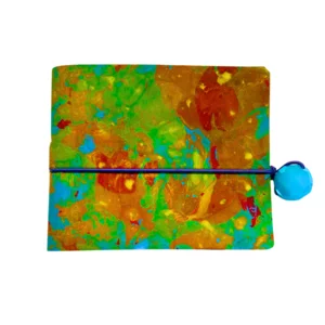 Taccuino fioritura Castelluccio di Norcia orizzontale, 12x10cm.