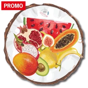 Telo mare Color Round Coconut in ultra microbibra 180cm diam,