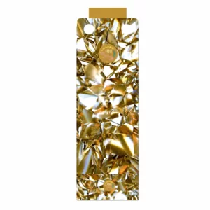Telo mare No Wind Crystal Gold, in ultra microfibra, per lettino da spiaggia, 75x210cm
