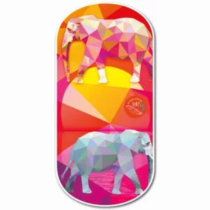 Telo mare Elefant, in ultra micro fibra, per lettino da spiaggia, 190x90cm