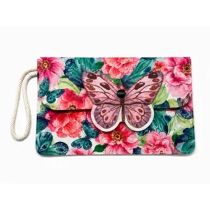 Beach Vibes Pochette Mariposa, 27x17cm