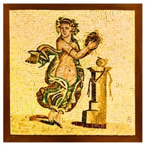 Quadro in mosaico Danzatrice, 69x69cm