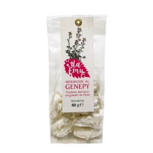 Meringhe con génépy di nostra produzione, 50g