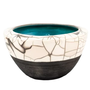 Naked Raku Bowl, Ciotola in Ceramica Raku