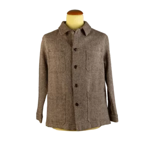 Giacca camicia Bucheron in pura lana