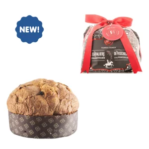 Cavaliere di visciola – handwerklich hergestellter Panettone mit Sauerkirschen 600g 