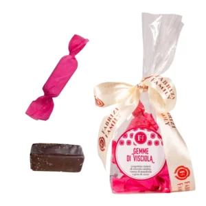 Gemme di visciola - Cioccolatino con visciola candita, 60g