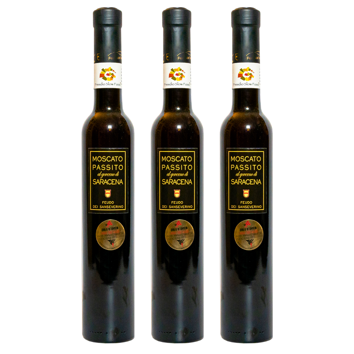 Moscato Passito al Governo di Saracena 2012, Igp Calabria, 3 bottiglie 375ml