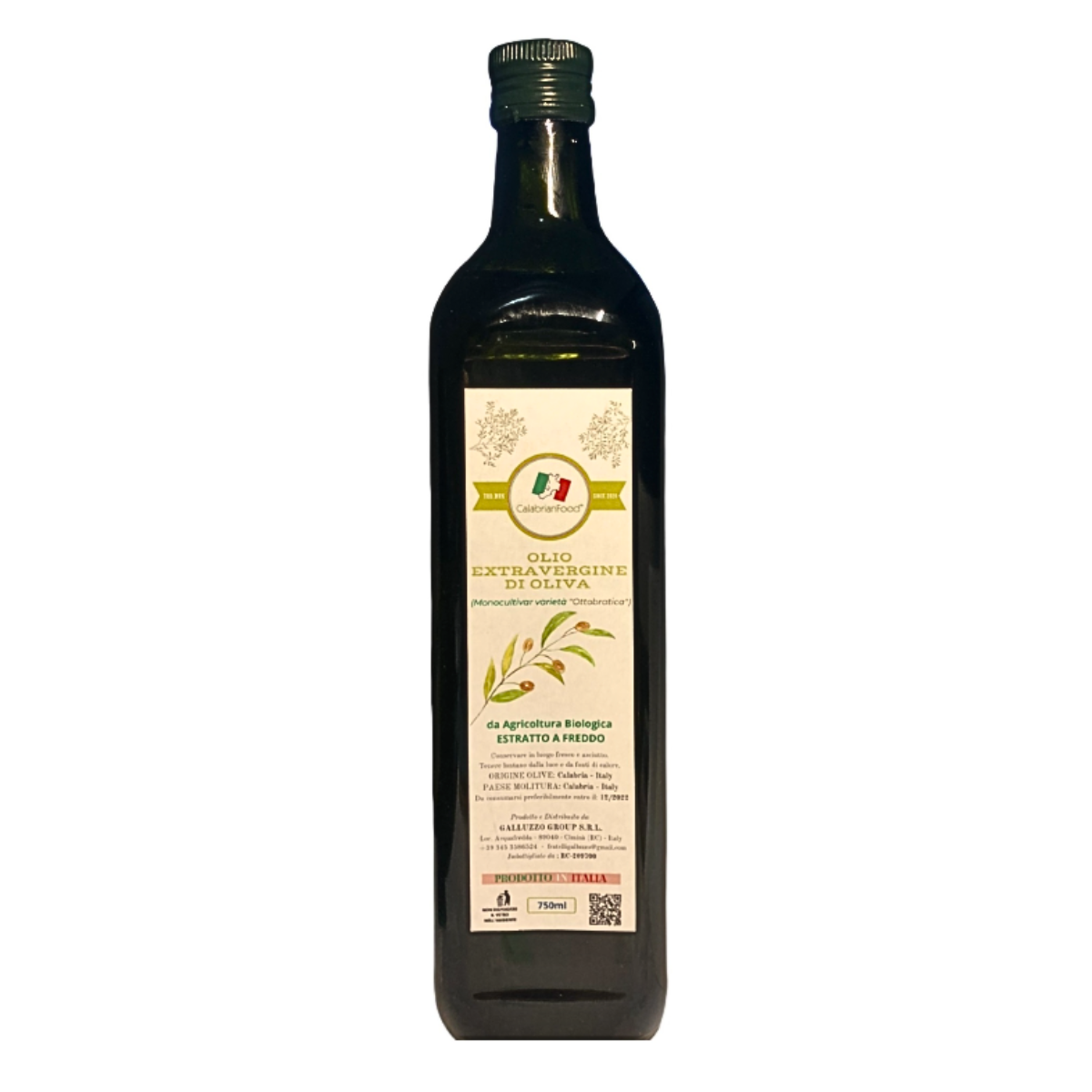 Olio extravergine di oliva dell'Aspromonte, 750ml