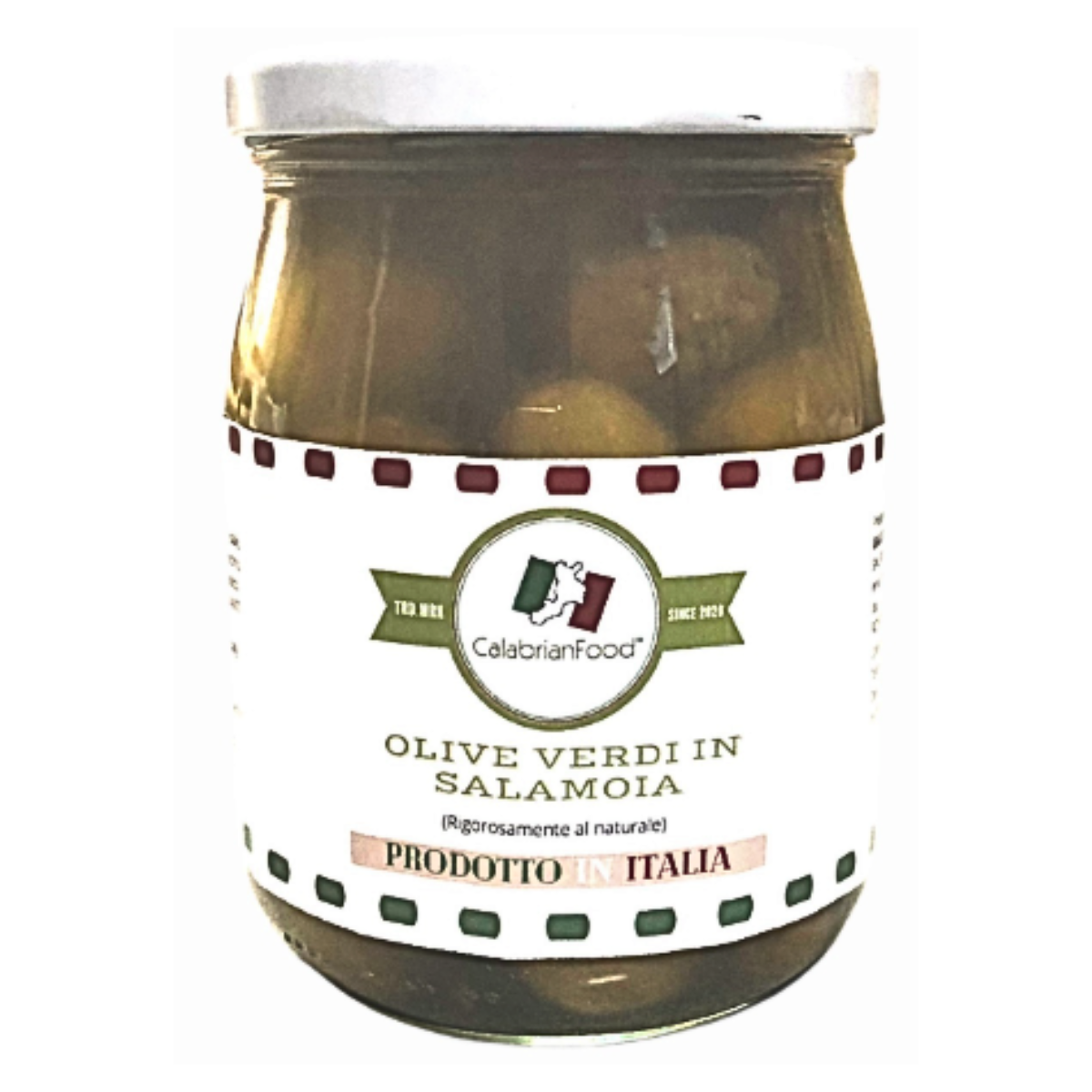 Olive verdi in salamoia, 580ml