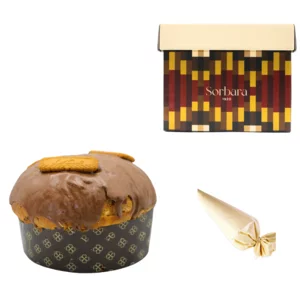 Lotus, panettone con crema lotus, 750g