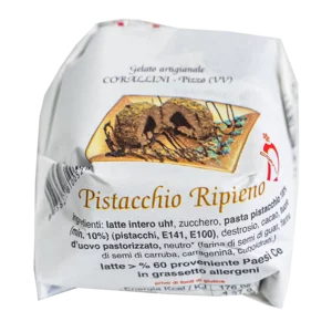 Pistacchio Ripieno, gelato al pistacchio con  fonduta di cacao, 10 pz