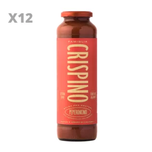 Sauce tomate au piment sans sel ni conservateurs, Crispino, 12x680g