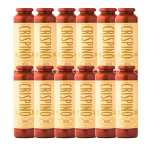 Rustikale Tomatensauce ohne Salz und Konservierungsstoffe, Crispino, 12x680g