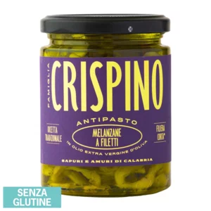 Melanzane a Filetti in Olio EVO, Vegan, Senza Conservanti 270g