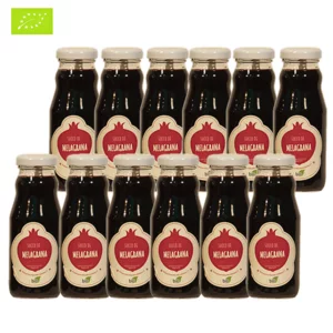 Packung mit 100% reinem Granatapfelsaft, BIO, 12x200ml