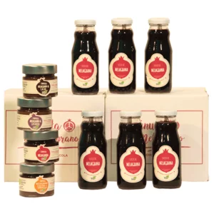 Gusto Pack, 6 Granatapfelsäfte und 4 gemischte Kompotte