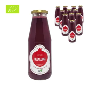 Confezione di succo di melograno puro 100%, BIO, 12x200ml