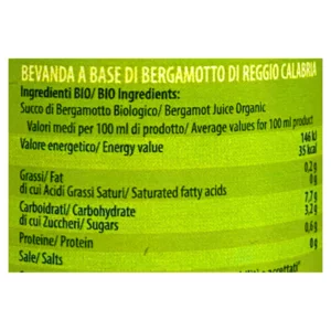 100 % reiner Bio-Bergamottesaft: 6 x 200 ml