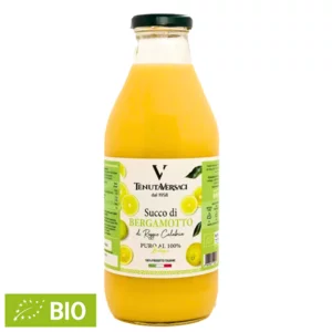 Succo Bergamotto biologico  puro al 100%, 750ml