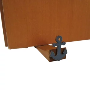 Türstopper aus Holz, Modell Anker