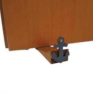 Fermaporta in legno modello ancora