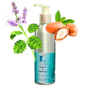 Feuchtigkeitsspendende Lotion für Gesicht und Körper mit Arganöl und Patschuli