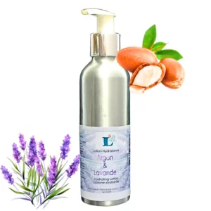Feuchtigkeitslotion für Gesicht und Körper mit Arganöl und Lavendel, 150 ml