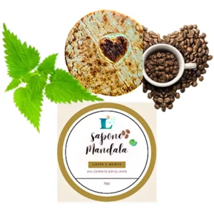 Sapone Mandala al caffé e menta, 70g