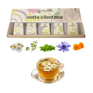 Cofanetto con 5 tisane artigianali Notte Cilentana, 22g