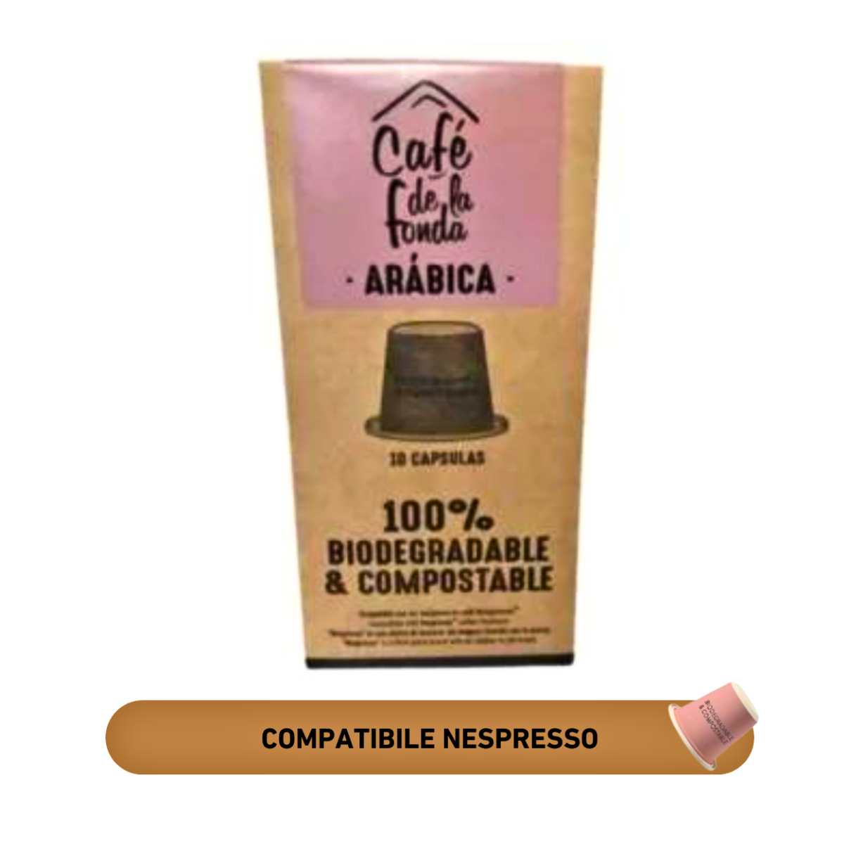 Caffè arabica torrefatto, 10 capsule  compatibili Nespresso®