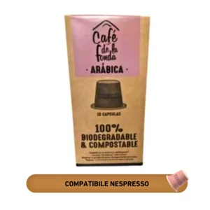 Café Arabica torréfié en sachet de 10 capsules