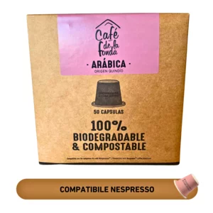 Café Arabica torréfié en sachet de 50 capsules