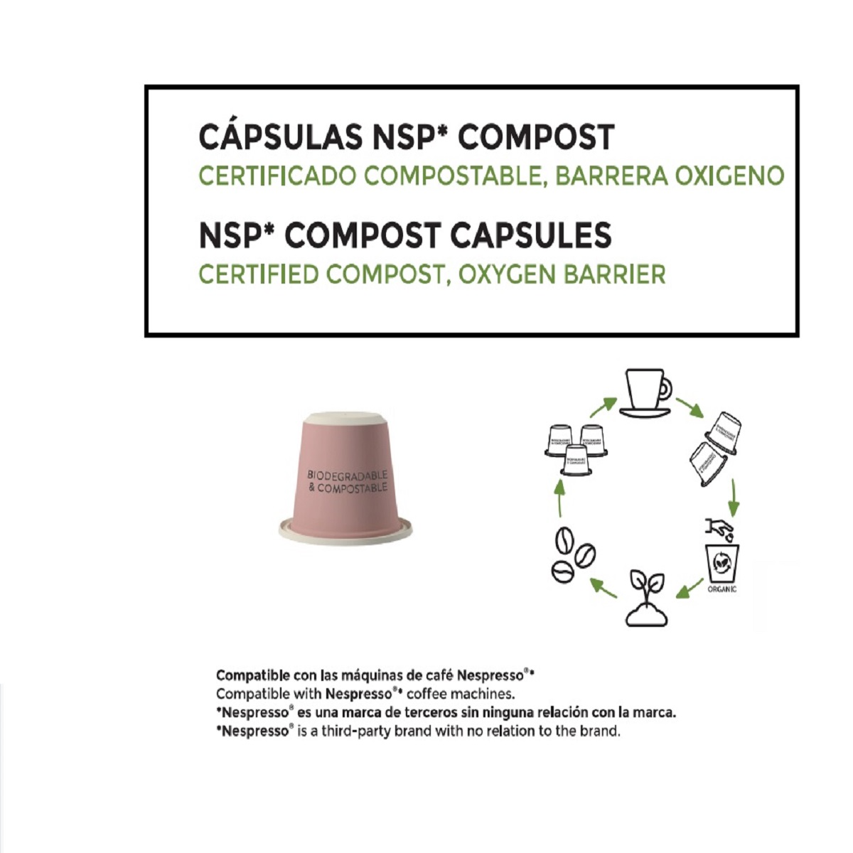 by  Capsules de Café Ristretto compatibles Nespresso, Torréfaction  Moyenne, 50 Unité, Lot de 1, 85% Arabica 15% Robusta